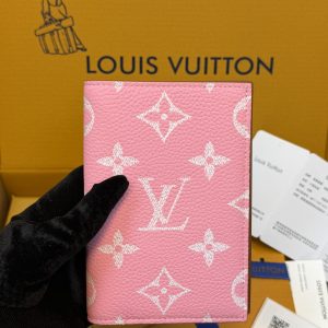 Alternative view of 320¥ Premium Full-Steel Wallet, Authentic Design, Top-Grain Cowhide Leather, 163 Dynamic, Boutique-Matching Packaging, Complete Set as Pictured: Packaging, Certificate of Authenticity, Copper Electronic Tag, Gift Bag! M26059 Deep Pink